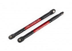 Traxxas 8619R  Push rods, aluminum (red-anodized), heavy duty (2) (assembled with rod ends and threaded inserts)
