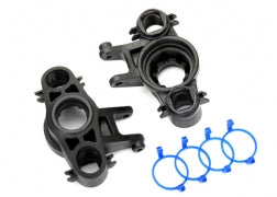 Traxxas 8635  Axle carriers, left & right (1 each) (use with 8x16mm & 17x26mm ball bearings)/ dust boot retainers (4)