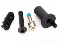 Traxxas 8661  Motor mount hinge post/ fixed gear adapter/ 5x25mm BCS (1)/ 4x16mm CS with split and flat washer (1)