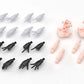 Bandai 2601791 30 Minutes Sisters Option Hand Parts (Black & White) Accessory Pack