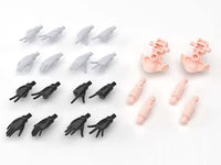 Bandai 2601791 30 Minutes Sisters Option Hand Parts (Black & White) Accessory Pack