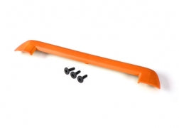 Traxxas 8912T Tailgate protector, orange/ 3x15mm flat-head screw (4)