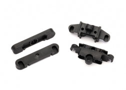 Traxxas 8916 Mount, tie bar, front (1)/ rear (1)/ suspension pin retainer, front or rear (2) Maxx