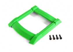 Traxxas 8917G Skid plate, roof ( body) green/ 3x12mm CS (4)
