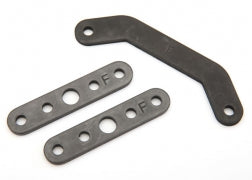 Traxxas 8926 Bulkhead tie bar, front, upper (1)/ lower (2) (steel) Maxx