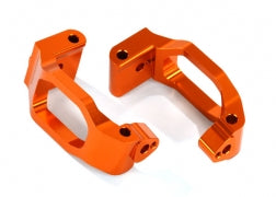 Traxxas 8932A Caster blocks ( c-hubs), 6061-T6 aluminum ( orange-anodized), left & right/ 4x22mm pin (4)/ 3x6mm BCS (4)/ retainers (4)