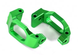 Traxxas 8932G Maxx Caster blocks (c-hubs), 6061-T6 aluminum ( green- anodized), left & right/ 4x22mm pin (4)/ 3x6mm BCS (4)/ retainers (4)