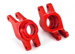 Traxxas 8952R Carriers, stub axle ( red-anodized 6061-T6 aluminum) ( rear) (2)