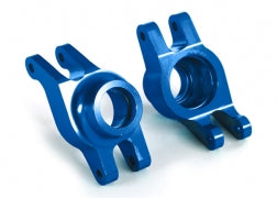 Traxxas 8952X Carriers, stub axle ( blue-anodized 6061-T6 aluminum) ( rear) (2)
