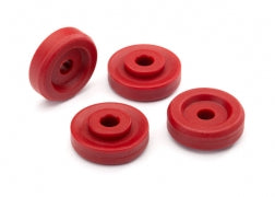 Traxxas 8957R Maxx Wheel Washers Red (4)