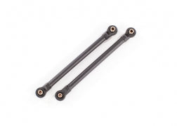 Traxxas 8997 Toe links, 119.8mm ( 108.6mm center to center) ( black) (2) (for use with #8995 WideMaxx„¢ suspension kit)