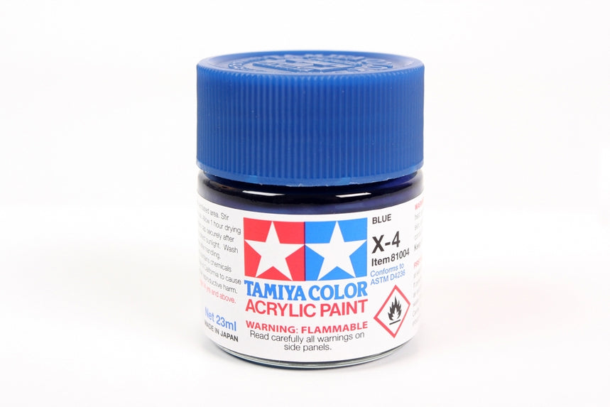 Tamiya 81004 X-4 Acrylic Blue