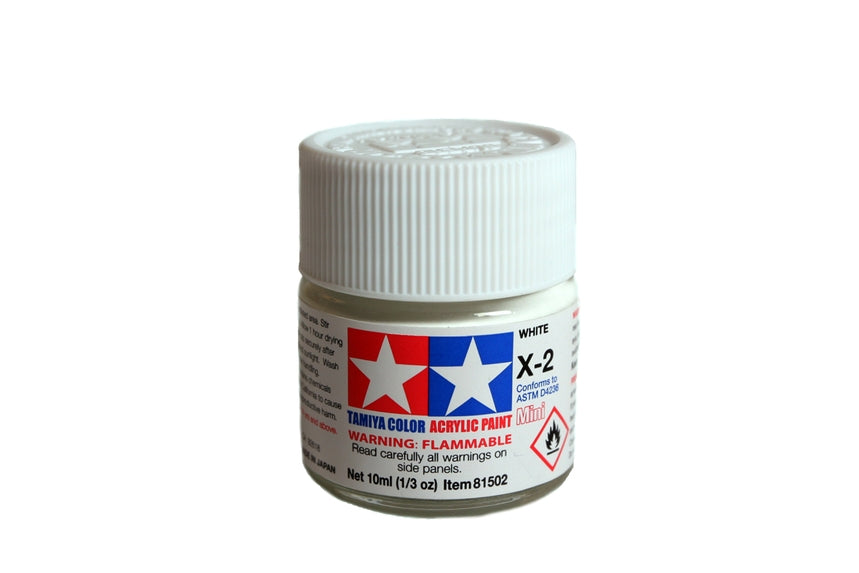 Tamiya 81502 MX-2 MX2 Mini White Acrylic Paint (10ml)