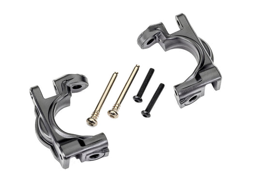 Traxxas 9032-GRAY Extreme Heavy Duty Caster Blocks (C-Hubs), Gray