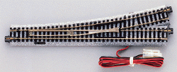 KATO 20202 #6 Electric Remote Turnout - Unitrack -- Left Hand N Scale