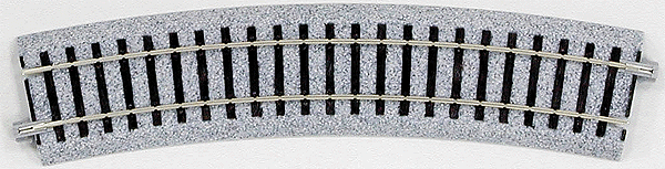 KATO 2270 Curved Roadbed Track Section - Unitrack -- 22.5-Degree Section, 19-1/4" 490mm Radius HO Scale