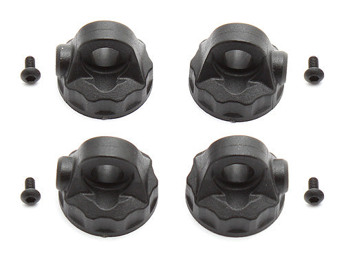 Associated 91449 12mm V2 Composite Shock Cap Set