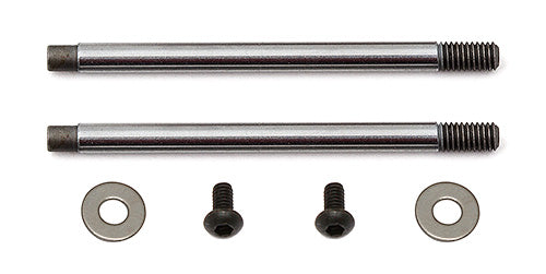 Associated 91618 3x23mm V2 Chrome Screw Mount Front Shock Shaft (2)