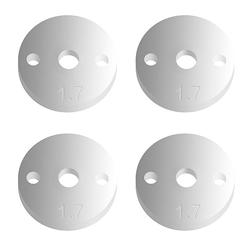 Associated 91627 Factory Team 12mm V2 Shock Piston (4) (2x1.7mm)
