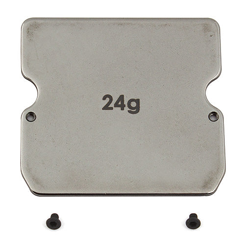 Associated 91747 B6 Steel Servo Chassis Weight (24g)