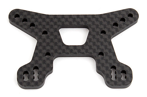 Associated 92009 *DISC* B64 Front Shock Tower, Woven Carbon Fiber