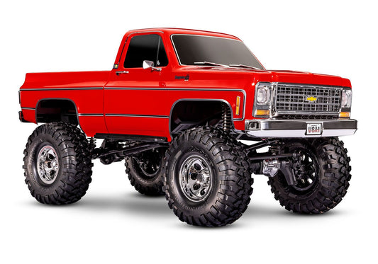 Traxxas 92056-4-RED TRX-4 1/10 High Trail Edition RC Crawler w/1979 Chevy K10 Truck Body (Red) &/TQi 2.4GHz Radio