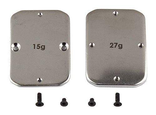 Associated 92101 B64 Factory Team Steel Chassis Weights, 15g and 27g