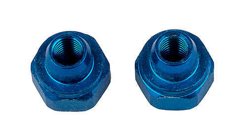 Associated 92245 RC10B74 Aluminum Battery Strap Nut (Blue) (2)