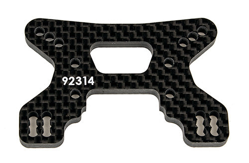 Associated 92314 RC10B74.2 Carbon Front Shock Tower (Gullwing Arm)