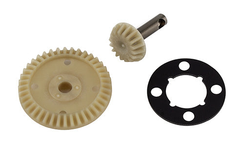 Associated 92318 RC10B74.2 Factory Team Molded Ring & Pinion Gear Set