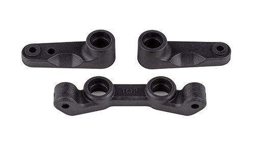 Associated 92489 RC10B7 FT Steering Bellcrank and Rack Set, Carbon