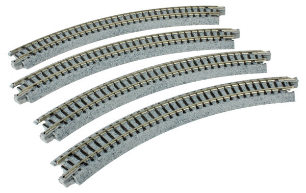 KATO 20170 20-170 Curved Roadbed Track Section - Unitrack -- 45-Degree, 8-1/2" 216mm Diameter N Scale
