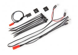 Traxxas 9385 LED light harness/ power harness/ zip ties (9)/ mounts (2) (fits #9333 or 9335 body)