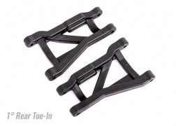 Traxxas 9431 Suspension arms, black, rear (left & right), heavy duty, 1° toe angle (2)