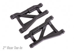 Traxxas 9432 Suspension arms, black, rear (left & right), heavy duty, 2° toe angle (2)