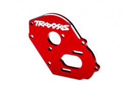 Traxxas 9490R Plate, motor, lightweight machined 6061-T6 aluminum (red-anodized) (4mm thick)