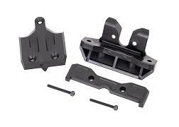 Traxxas 9536 Bumper, rear/ skidplate, rear/ tie bar mount, rear