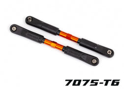 Traxxas 9549T Toe links, Sledge® (TUBES orange-anodized, 7075-T6 aluminum)