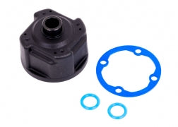 Traxxas 9581 Carrier, differential/ differential bushing ( metal)/ o-rings (2)/ ring gear gasket