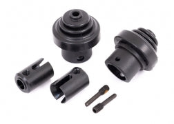Traxxas 9587 Drive cup, front or rear (hardened steel) / driveshaft boots / boot retainers