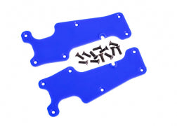 Traxxas 9633X Suspension arm covers, blue, front