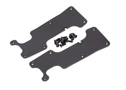 Traxxas 9634 Suspension arm covers, black, rear