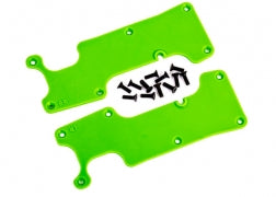 Traxxas 9634G Suspension arm covers, green, rear