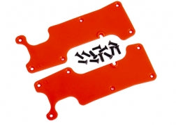 Traxxas 9634R Suspension arm covers, red, rear