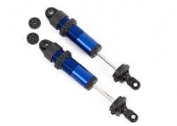Traxxas 9661 Shocks, GT-Maxx®, long, aluminum (blue-anodized) (fully assembled)