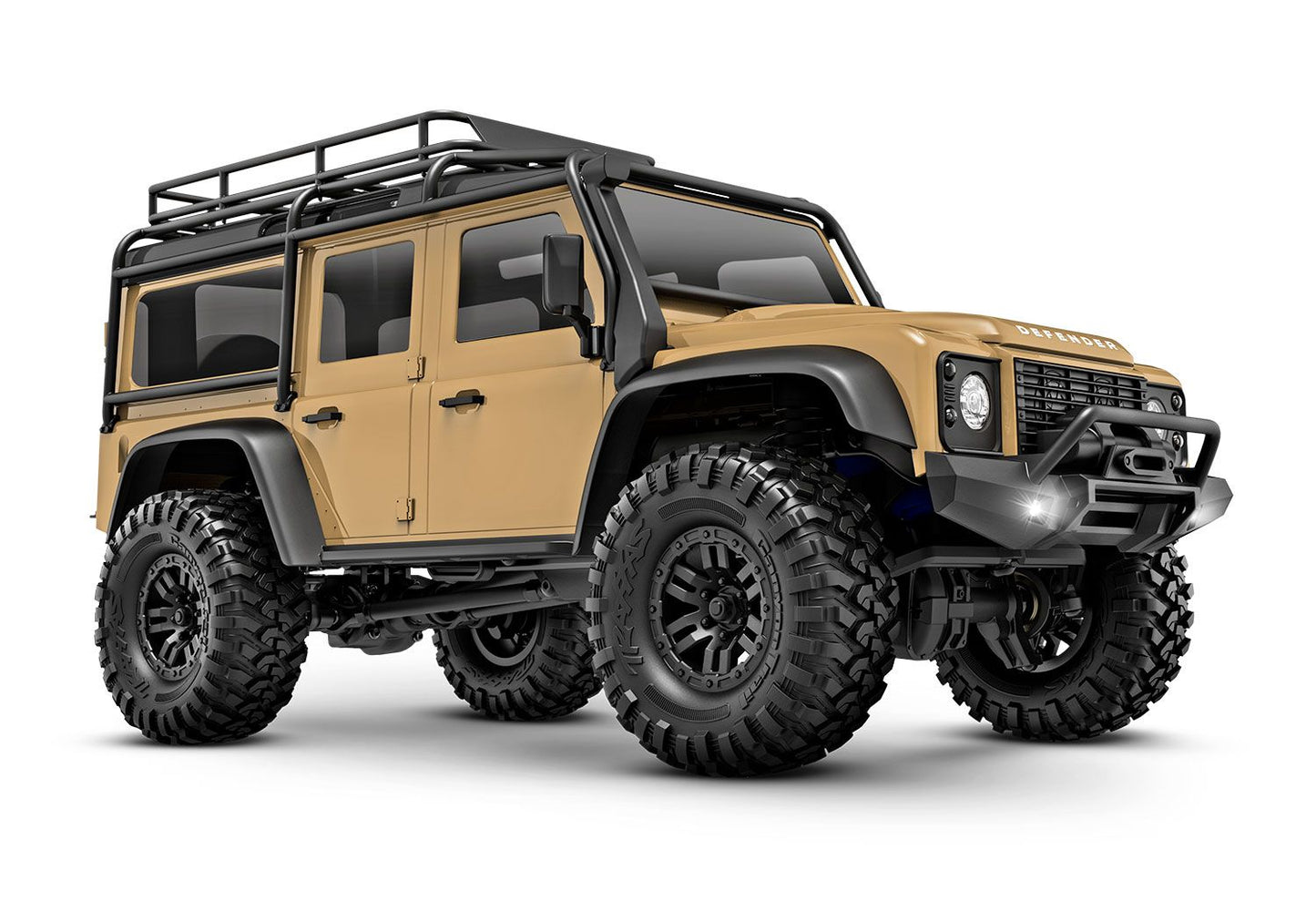 Traxxas 97054-1-TAN TRX-4M 1/18 Electric Rock Crawler w/ Land Rover Defender Body (Tan) w/TQ 2.4GHz Radio