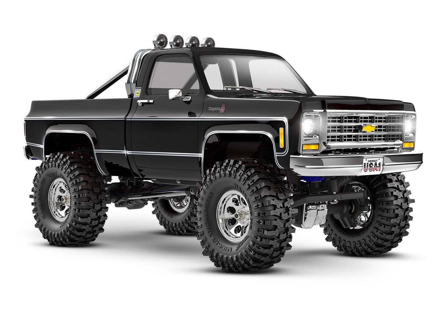 Traxxas 97064-1-BLK TRX-4M Crawler 1979 K10 Black Body 1/18 4WD