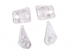 Traxxas 9719 LED lenses, headlight (2), tail light (2) (fits #9712 body)