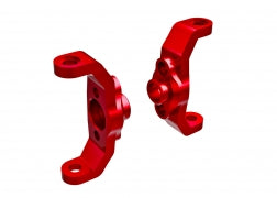Traxxas 9733-RED Caster blocks, 6061-T6 aluminum (red-anodized) (left & right)