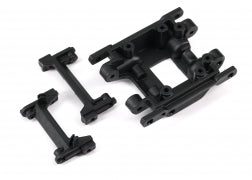 Traxxas 9736 Center skid plate with front and rear bumper mounts